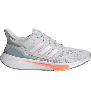 Adidas Women's Eq21 Running, Dash Grey/Almost Pink/Acid Red, Women's 7.5